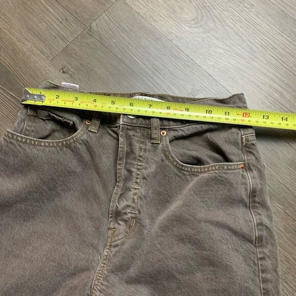 PacSun Dad Jean Brown Retro 24” Straight Leg High Rise - Picture 6 of 9